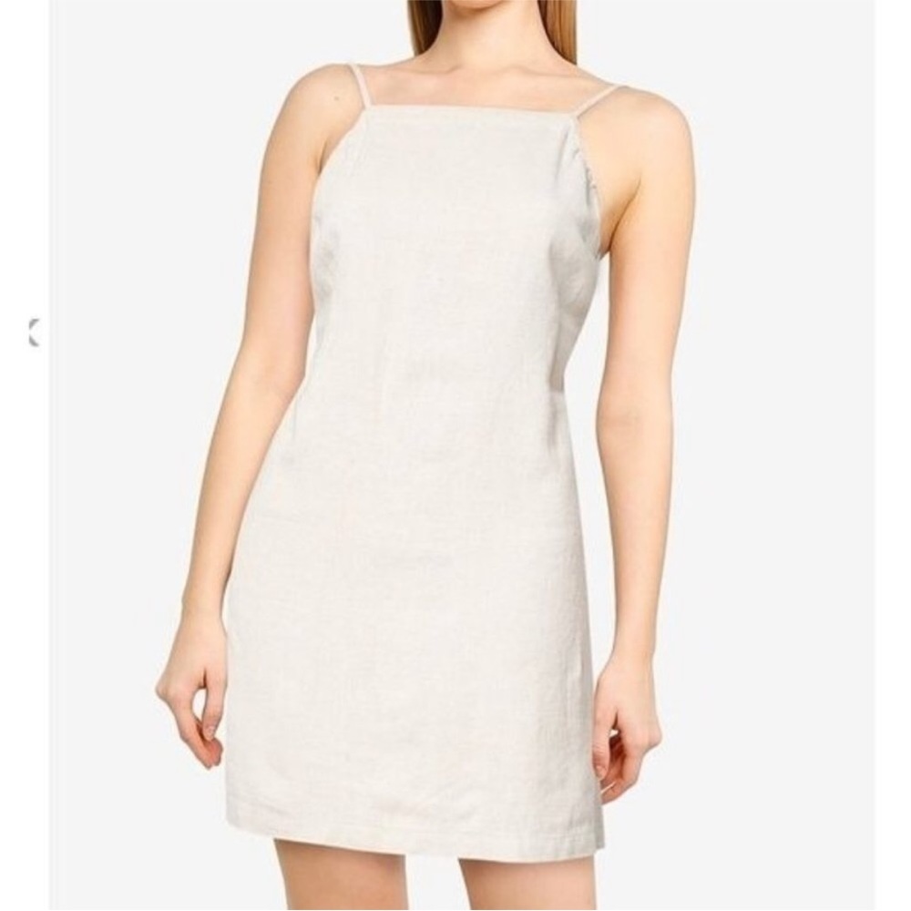 Abercrombie & Fitch Linen Blend Mini Dress